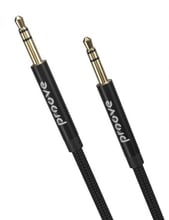 Proove Audio Cable AUX 3.5mm Jack Weft 1m Black