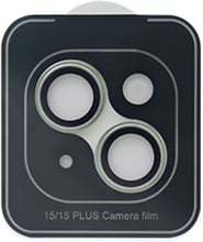 ZK Hawk-Eye Glass Green for Camera iPhone 15/15 Plus