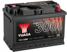Автомобільний акумулятор Yuasa 6СТ-75 АзЕ (YBX3096)