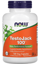NOW Foods TestoJack 100 120 veg caps Тестостероновый комплекс