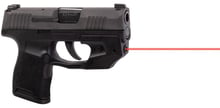 Целеуказатель LaserMax лазерный для Glock 42/43 на скобу с фонарем красный (3338.00.25)