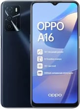 Смартфон Oppo A16 3/32 GB Crystal Black Approved Вітринний зразок