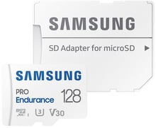 Samsung 128GB microSDXC Class 10 UHS-I U3 V30 Pro Endurance + adapter (MB-MJ128KA/EU)