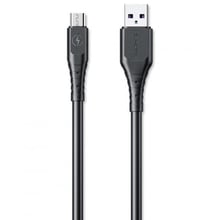 WK USB Cable to microUSB Wargod Fast Cable 6A 1m Black (WDC-152)