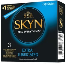 LifeStyles SKYN безлатексные презервативы EXTRALUB 3шт