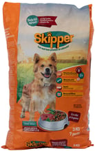 Сухий корм для собак SKIPPER яловичина та овочі 3 кг (5948308003505)