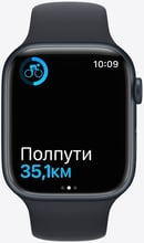 Apple Watch Series 7 45mm GPS Midnight Aluminum Case With Midnight Sport Band (MKN53) UA