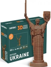 Картонный конструктор Cartonic 3D Puzzle MOTHER UKRAINE