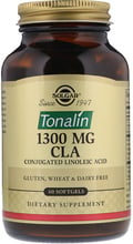 Solgar Tonalin CLA, 1300 mg, 60 Softgels Тоналин КЛК