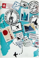 Обложка для паспорта PAPAdesign "Марки"