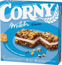 Упаковка злаковых батончиков Corny с молочно-кремовой начинкой 4х30 г (4011800562212)