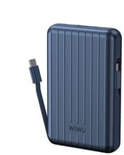 WIWU Power Bank 5000mAh 22.5W Trunk Magnetic Wireless Blue (PP02)