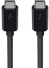 Belkin Cable USB-C to USB-C Thunderbolt 3 40Gbps 0.8m Black (F2CD084bt0.8MBK)