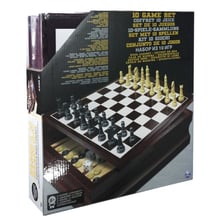 Набор в деревянной коробке Spin Master Games 10 классических игр (SM98376/6033153)
