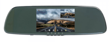 Зеркало-накладка заднего вида со встроенным двухканальным видеорегистратом Phantom RM-54 DVR Full HD