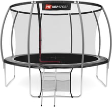 Hop-Sport Premium 12 ft із чорно-сірим із внутрішньою сіткою 366 cм