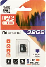 Mibrand 32GB microSDHC class 10 UHS-I (MICDHU1/32GB)