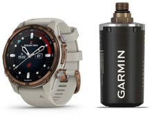 Garmin Descent Mk3i 43mm Bronze PVD Titanium with French Grey Silicone Band and Descent T2 Transceiver (BNDL-DMK3-43TFDT2)