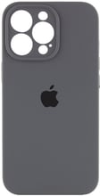 Mobile Case Silicone Case Full Camera Protective Dark Gray for iPhone 15 Pro