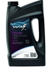 Охлаждающая жидкость WOLF COOLANT LONGLIFE G12+ -36°C 4Lx4
