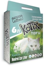 Наполнитель Kotix Tofu Classic для котов 6 л