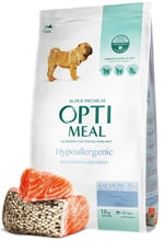 Сухой корм Optimeal Adult Medium&Large Breeds Dogs для собак средних и крупных пород с лососем 12 кг (4820215364423)