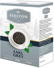 Feelton черный Earl Grey с ароматом бергамота 90 г (4820186121438)