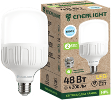 Светодиодная лампа LED ENERLIGHT HPL 48Вт 6500K E27