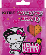 Мелки восковые Kite Jumbo Hello Kitty 8 цветов (HK21-076)