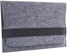 Gmakin Cover Envelope With Rubber Band Dark Grey (GM14-15) for MacBook Pro 15/Pro 16