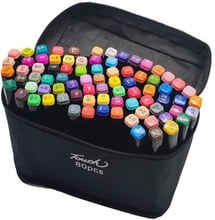 Набор скетч маркеров Touch 80 цветов, спиртовые двухсторонние маркеры (CY2418)