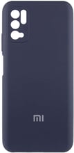 Mobile Case Silicone Cover Shield Camera Midnight Blue for Xiaomi Redmi Note 10 5G / Poco M3 Pro / Poco M3 Pro 5G
