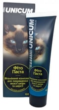 Фитопаста Unicum комплекс для кошек и котят для улучшения качества кожи и шерсти 100гр/8 (UN-100)