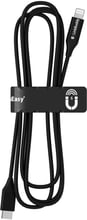 SwitchEasy Cable USB-C to Lightning 1.2m Black (GS-103-57-178-19)