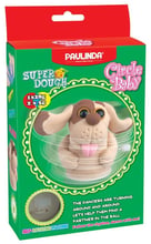 Масса для лепки Paulinda Super Dough Circle Baby Собака заводной механизм, коричневая (PL-081177-6)