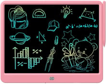 Графічний планшет для малювання Lunatik з LCD екраном 15" Рожевий (LN15M-DP)