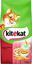 Сухой корм для котов Kitekat Говядина с овощами 12 кг (5900951013065)
