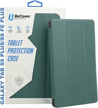 BeCover Smart Case Dark Green for Samsung X810 Galaxy Tab S9 Plus / S9 FE Plus SM-X610/SM-X616B (710323)