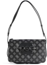 Женская сумка через плечо Guess Hensely Logo Top Zip Shldr Bag темно-серая (HWPM8378180-CMT)