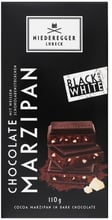 Шоколад марципановый Niederegger Black&White, с кусочками белого шоколада, 110 г (WT4289)