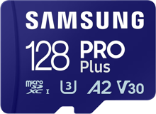 Samsung 128GB microSDXC Class 10 UHS-I U3 V30 A2 Pro Plus + USB card reader (MB-MD128SB/WW)