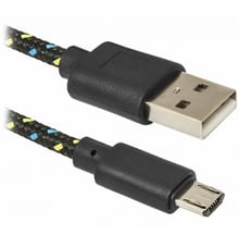 Defender USB Cable to microUSB 1m Black (87474)