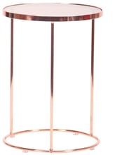 Стол журнальный AMF Kalibri, rose gold, glass top (545685)
