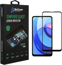 BeCover Tempered Glass Black for Motorola Moto G22 (708144)