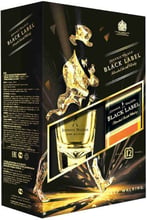 Виски Johnnie Walker «Black label» 0.7 л, gift box + 2 стакана