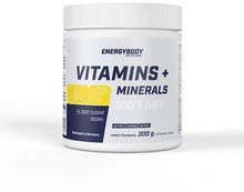 Energybody Vitamins + Minerals Витамины + минералы со вкусом лимона 300 грамм