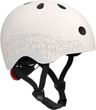 Шолом дитячий Scoot and Ride Світло-сірий з ліхтариком 45-51см (SR-210225-ASH)