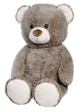 Плюшевая игрушка Nicotoy Медвежонок, серый, 70 см (5819951)