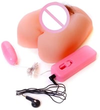 Мастурбатор вагіну та анус з вібрацією BOSS - Vagina & Anus Vibrating, BS6700091