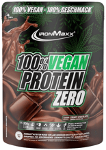 IronMaxx 100 % Vegan Protein Zero 500 g / 16 servings / Creamy chocolate